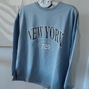 Blue Crewneck Sweater